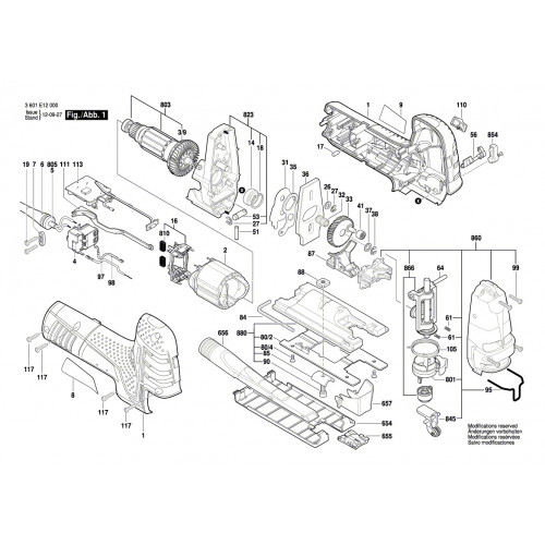 Запчасти для лобзика Bosch GST 150CE